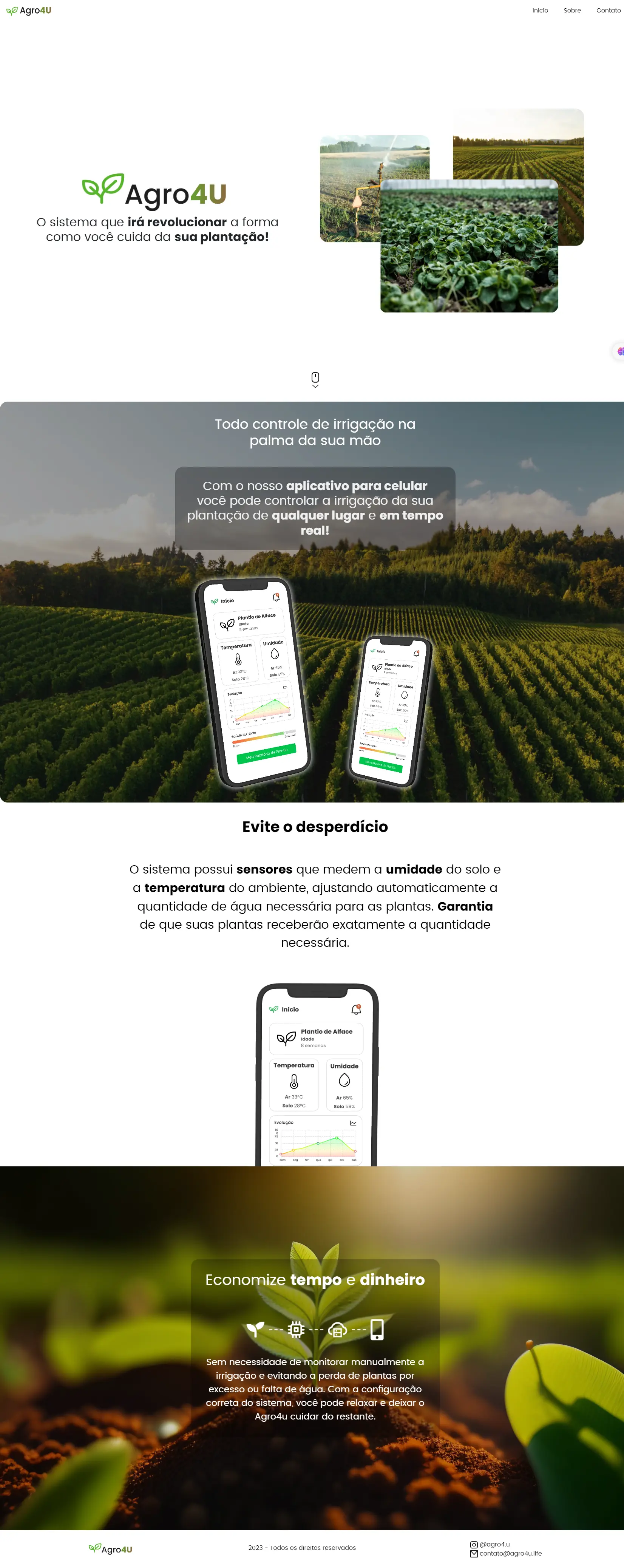 Projeto Agro4U - Sistema de Irrigação Automatizado