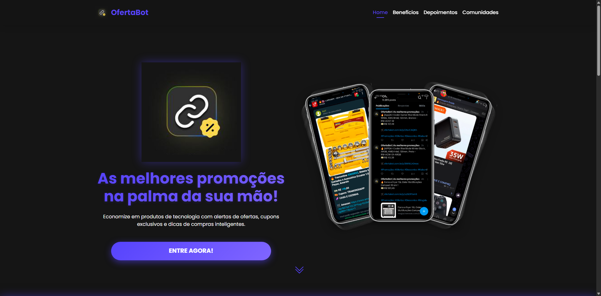 Projeto OfertaBot - Rastreamento de Ofertas Online